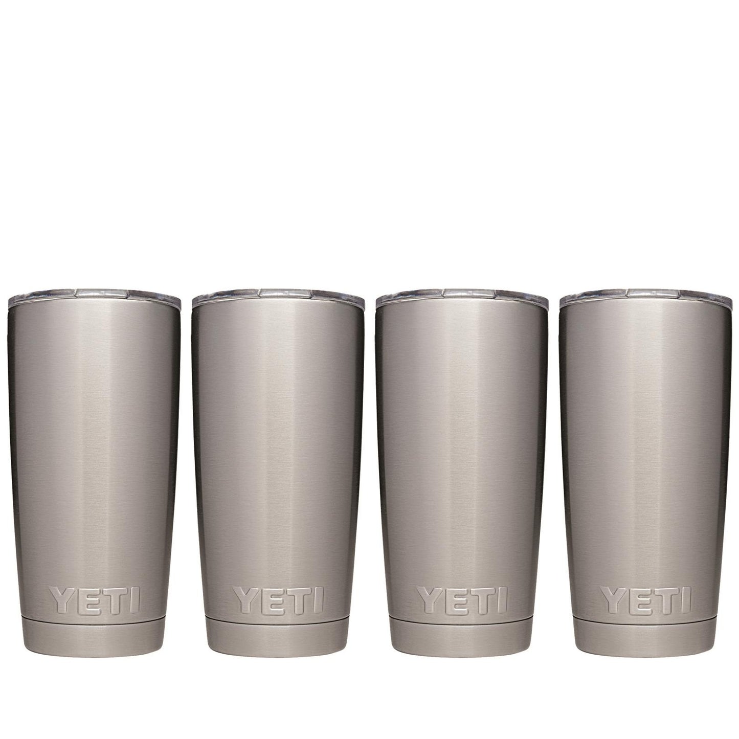 YETI RAMBLER 20 OZ. TUMBLER - STAINLESS STEEL (4-PACK)