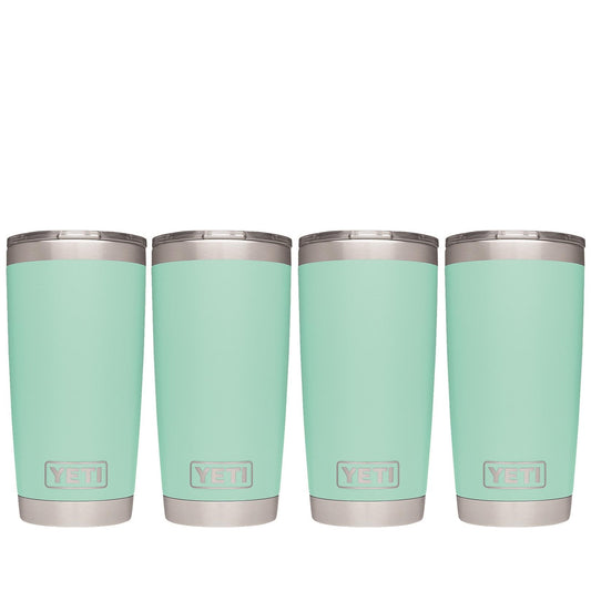 YETI RAMBLER 20 OZ. TUMBLER - SEAFOAM (4-PACK)