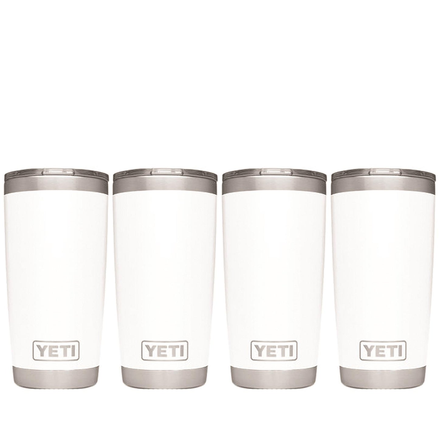YETI RAMBLER 20 OZ. TUMBLER - WHITE (4-PACK)