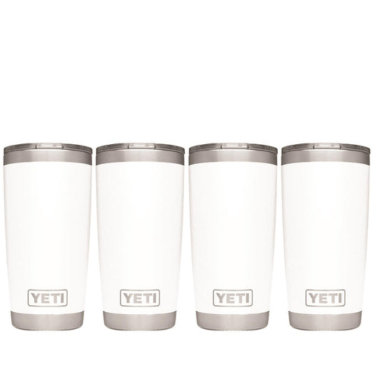 YETI RAMBLER 20 OZ. TUMBLER - WHITE (4-PACK)