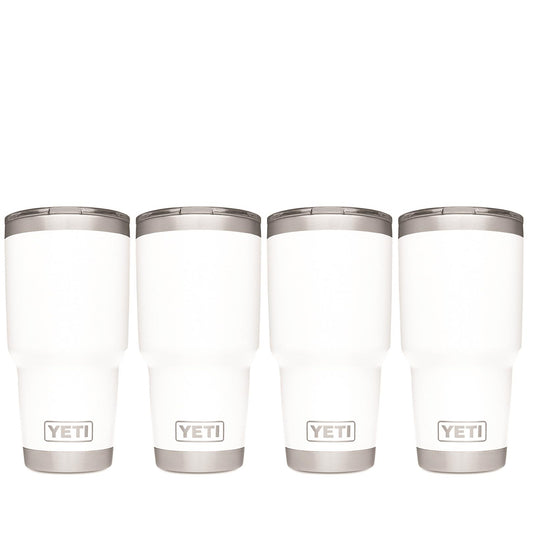 YETI RAMBLER 30 OZ. TUMBLER - WHITE (4-PACK)