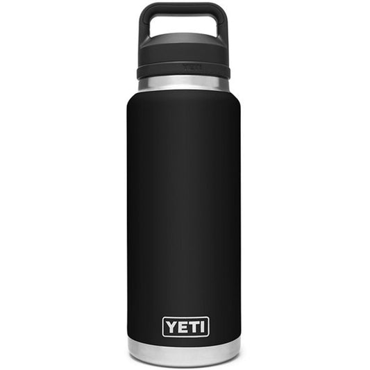 YETI RAMBLER 36 OZ. BOTTLE W/CHUG CAP - BLACK