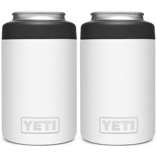 YETI RAMBLER 12 OZ. COLSTER CAN INSULATOR - WHITE (2-PACK)