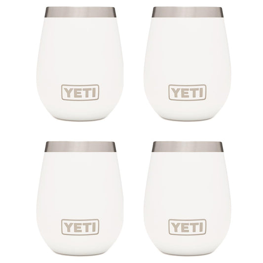 YETI RAMBLER 10 OZ. WINE TUMBLER - WHITE (4-PACK)