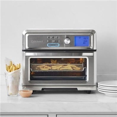 DIGITAL AIR FRYER TOASTER OVEN, SILVER