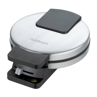 ROUND CLASSIC WAFFLE MAKER, SILVER