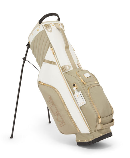 TUMI ALPHA GOLF STAND BAG - OFF WHITE/TAN
