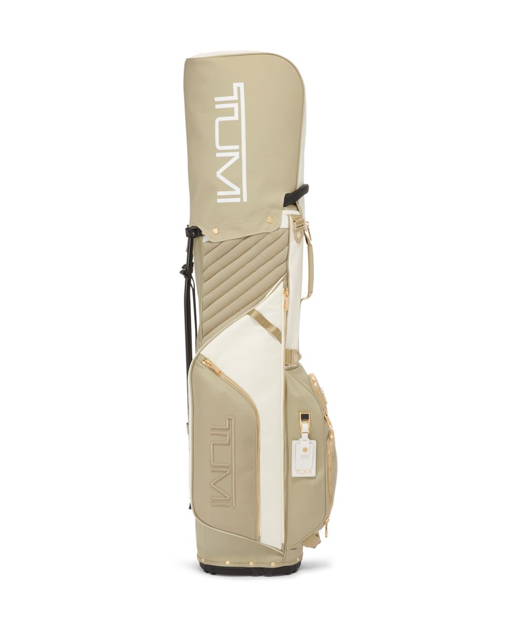 TUMI ALPHA GOLF STAND BAG - OFF WHITE/TAN
