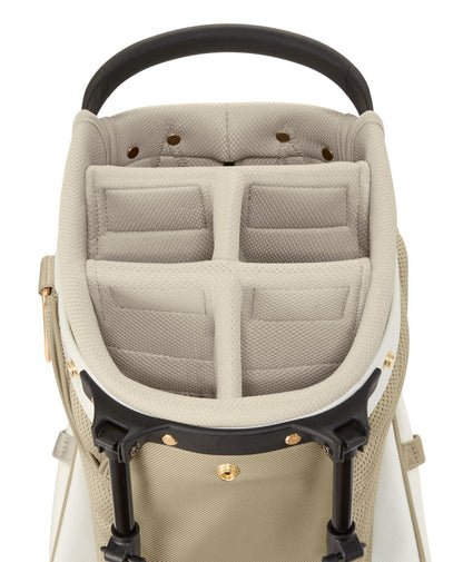 TUMI ALPHA GOLF STAND BAG - OFF WHITE/TAN
