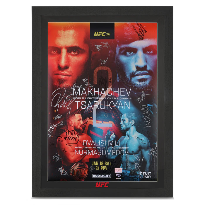 UFC 311 Official Event Poster – Signed (Makhachev vs. Moicano)