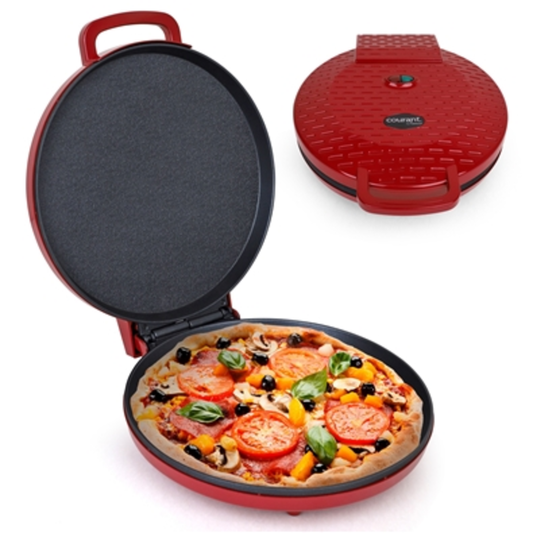 PIZZA MAKER  AND  GRIDDLE, RED, 12''