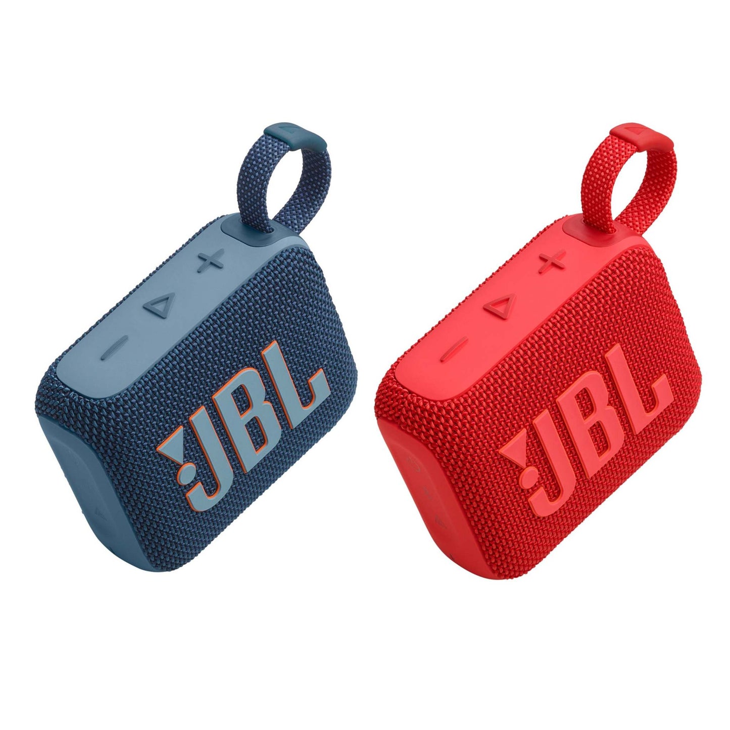 GO 4 ULTRA-PORTABLE BLUETOOTH SPEAKER - SET OF 2 BLUE/RED