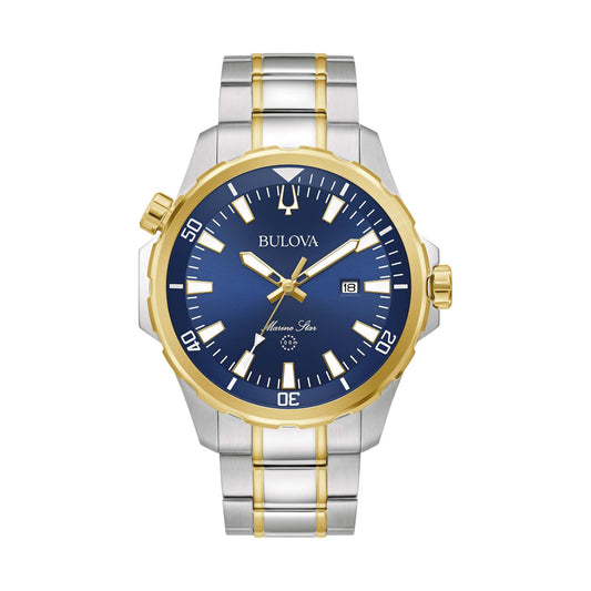 MEN'S MARINE STAR 2-TONE STAINLESS STEEL WATCH