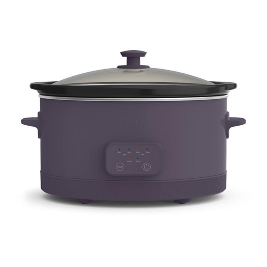 6.0 QT PROGRAMMABLE SLOW COOKER - (PLUM)