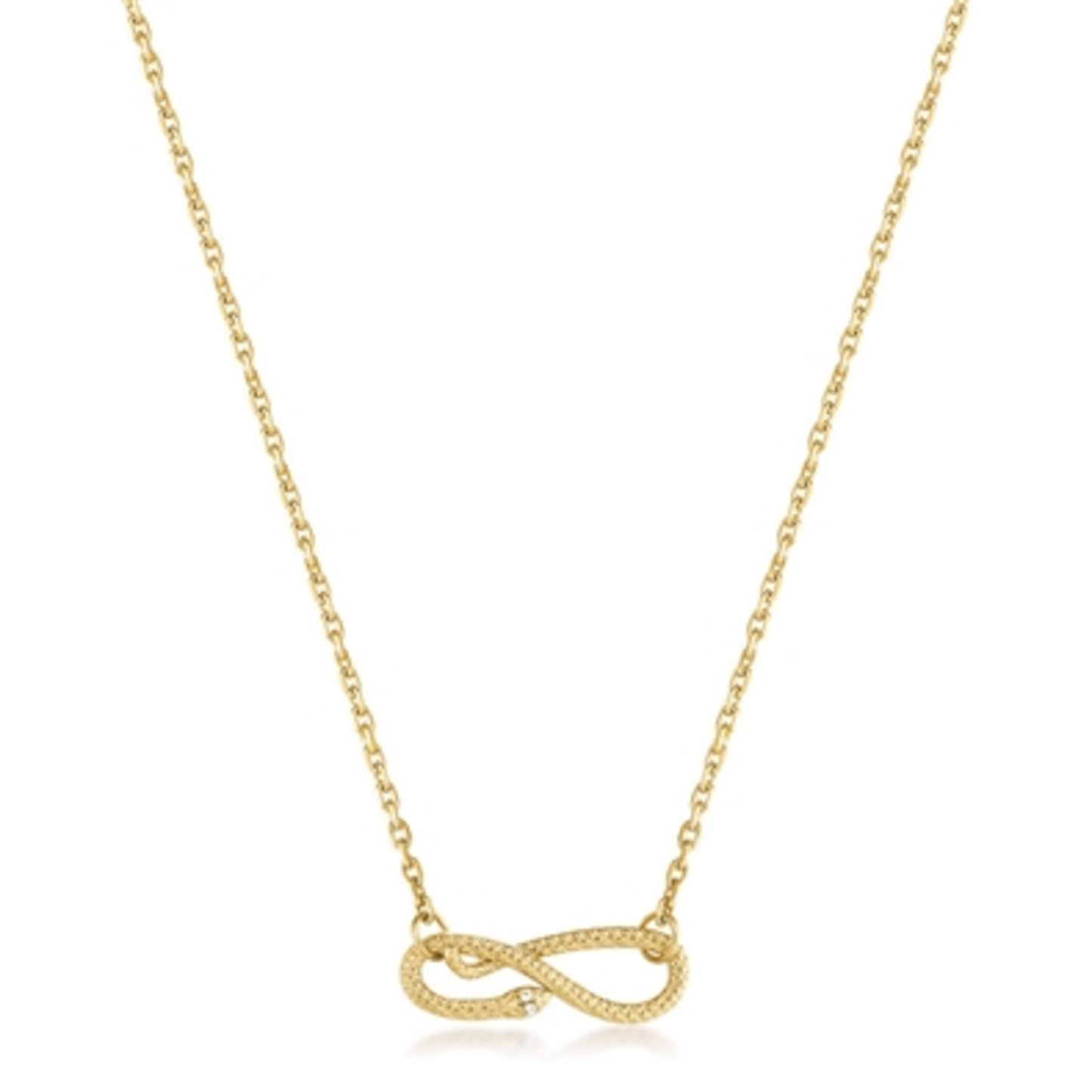 CHAKRA SERPENT NECKLACE, GOLD