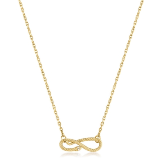 CHAKRA SERPENT NECKLACE, GOLD
