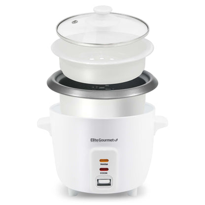 CUISINE 6 CUP RICE COOKER W/ STEAM TRAY