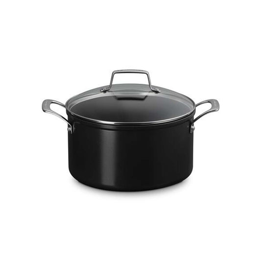 6.3QT ESSENTIAL NONSTICK CERAMIC STOCKPOT W/ GLASS LID