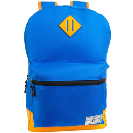 THE JOURNEY BY BIGPACK, BLUE/ORANGE, 22"X 8"X 1