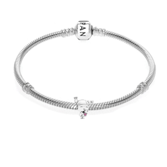 LITTLE MISS PIGTAIL  BRACELET, 7.9"