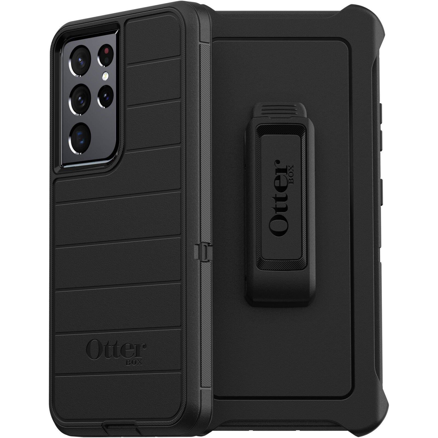 OTTERBOX SAMSUNG GALAXY S21 ULTRA 5G DEFENDER PRO SERIES CASE - BLACK
