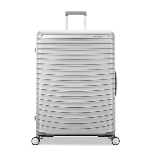 FRAMELOCK MAX LARGE HARDSIDE SPINNER GLACIAL SILVER