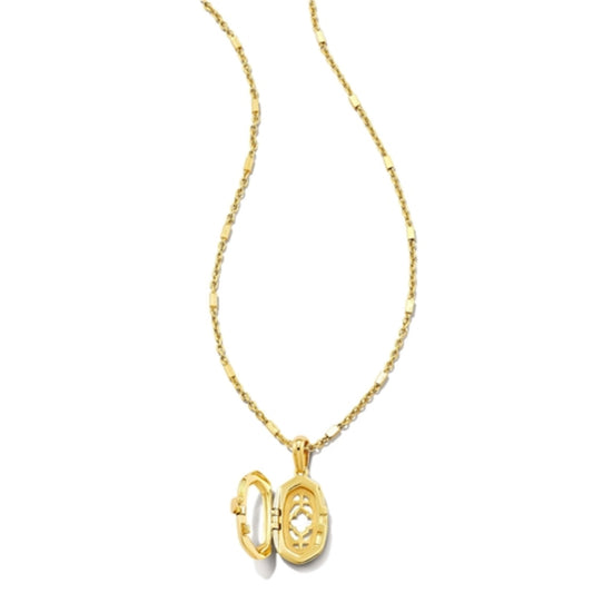 Ellie Locket Pendant Gold Component, Gold