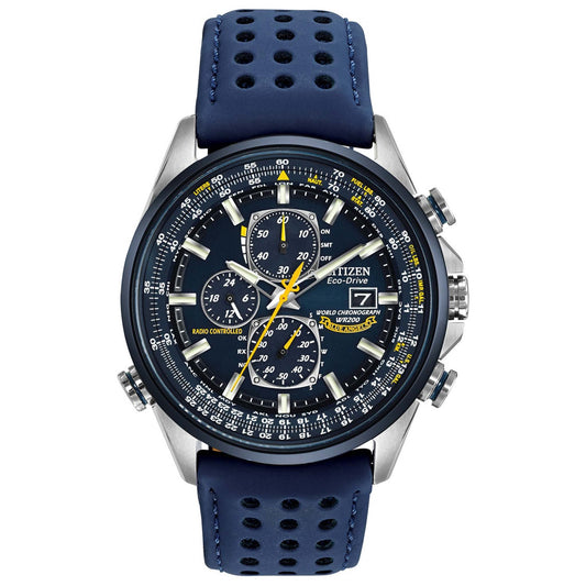 MENS ANGELS ECO-DRIVE WORLD CHRONOGRAPH-AT WATCH