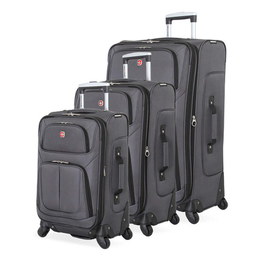 6283 EXPANDABLE SPINNER 3PC SOFTSIDE LUGGAGE SET