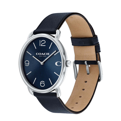 MEN'S ELLIOT LEATHER STRAP WATCH