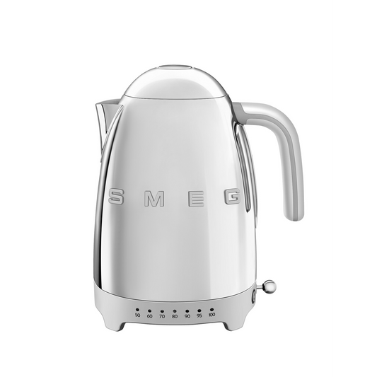 SMEG 50'S RETRO STYLE AESTHETIC 7-CUP VARIABLE TEMP KETTLE - STAINLESS STEEL