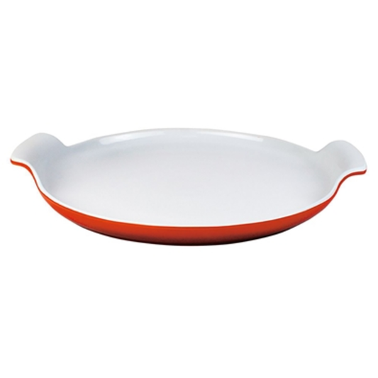 ROUND PIZZA STONE, ORANGE, 14"