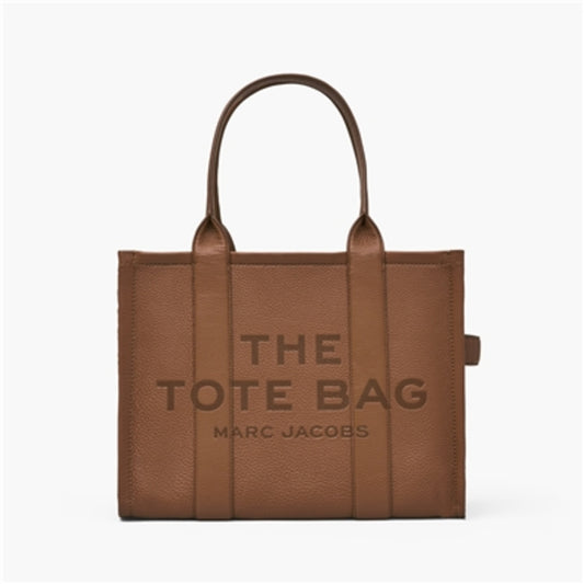 THE LEATHER LARGE TOTE BAG, ARGAN OIL