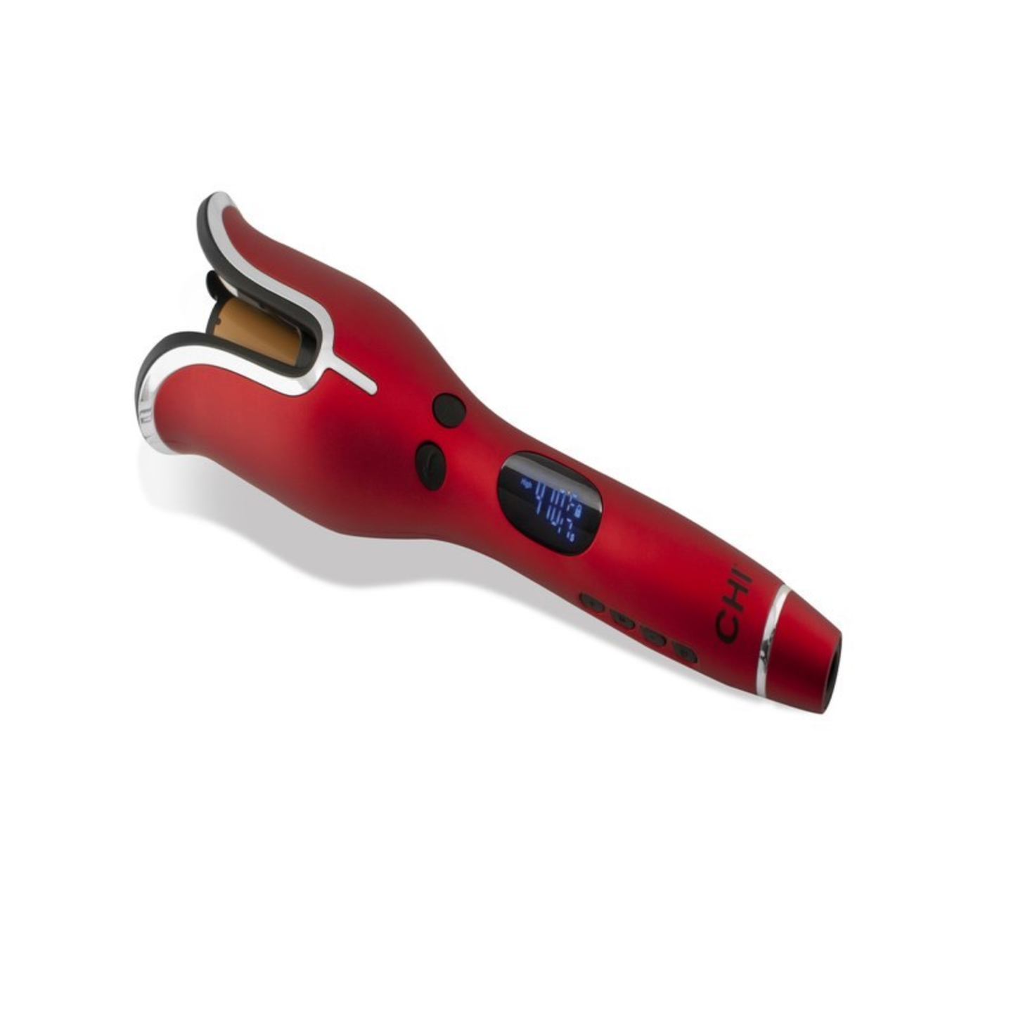 SPIN N CURL 1" CERAMIC ROTATING CURLER - (RED)