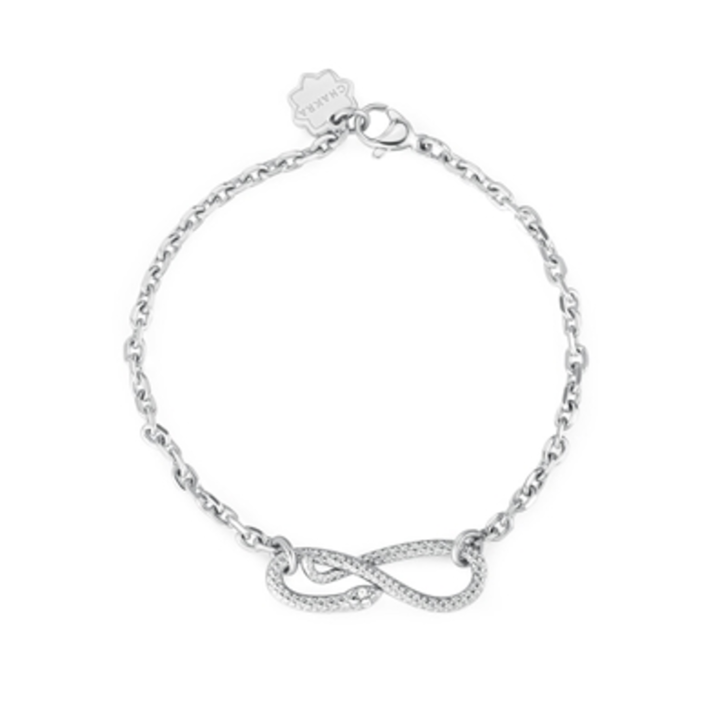 CHAKRA SERPENT BRACELET, SILVER