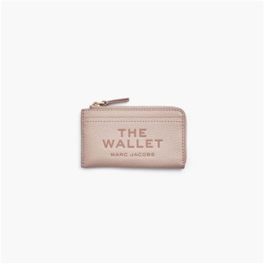 The Leather Top Zip Multi Wallet, Rose