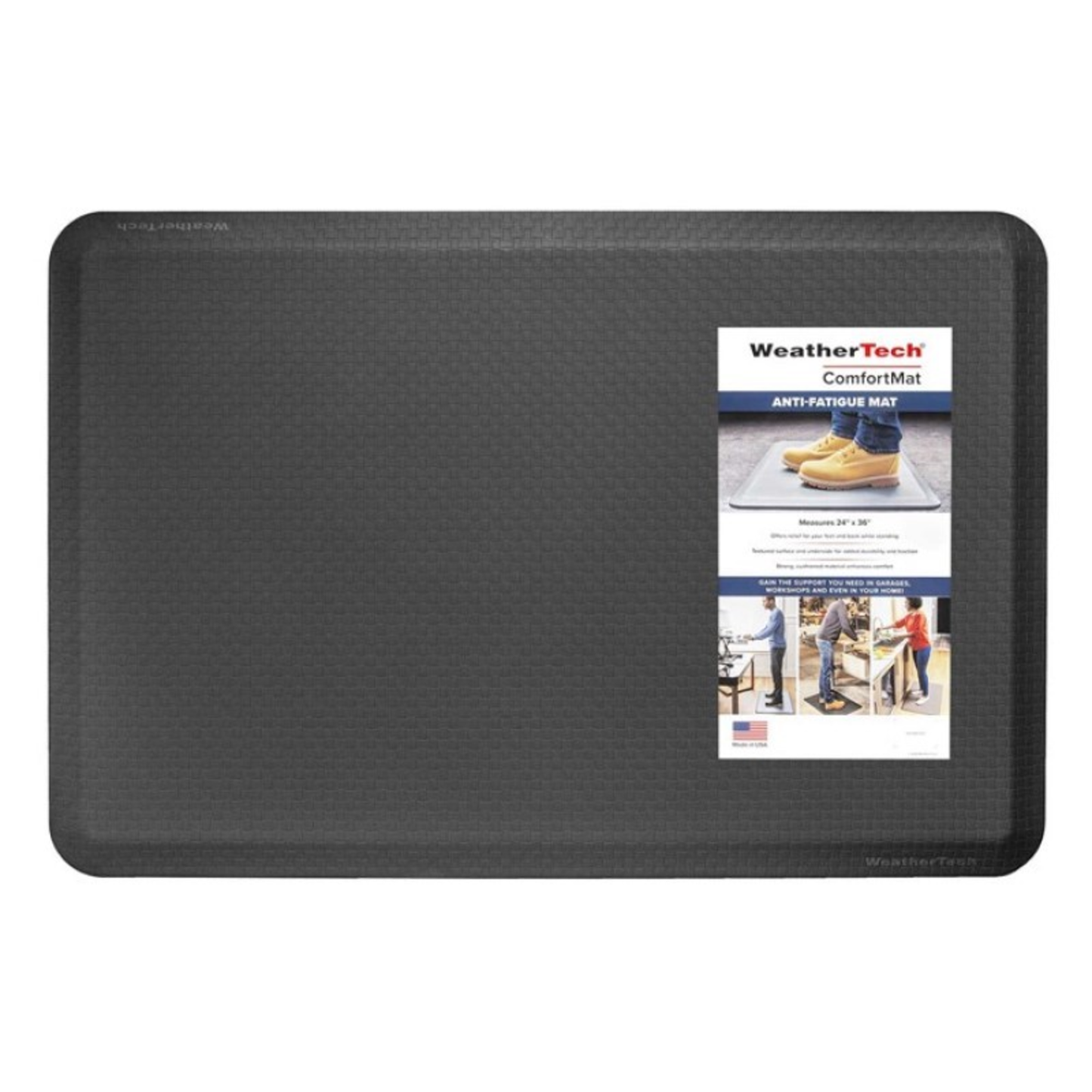 COMFORTMAT WOVEN DESIGN - (BLACK)