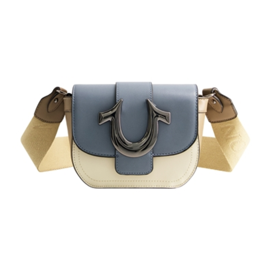 COLOR BLOCK CROSSBODY, BLUE, ONE SIZE