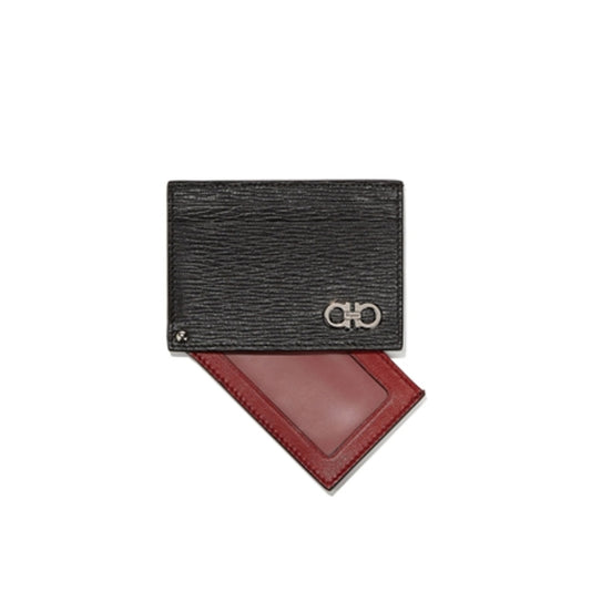 Revival Gancini Card Case, Black