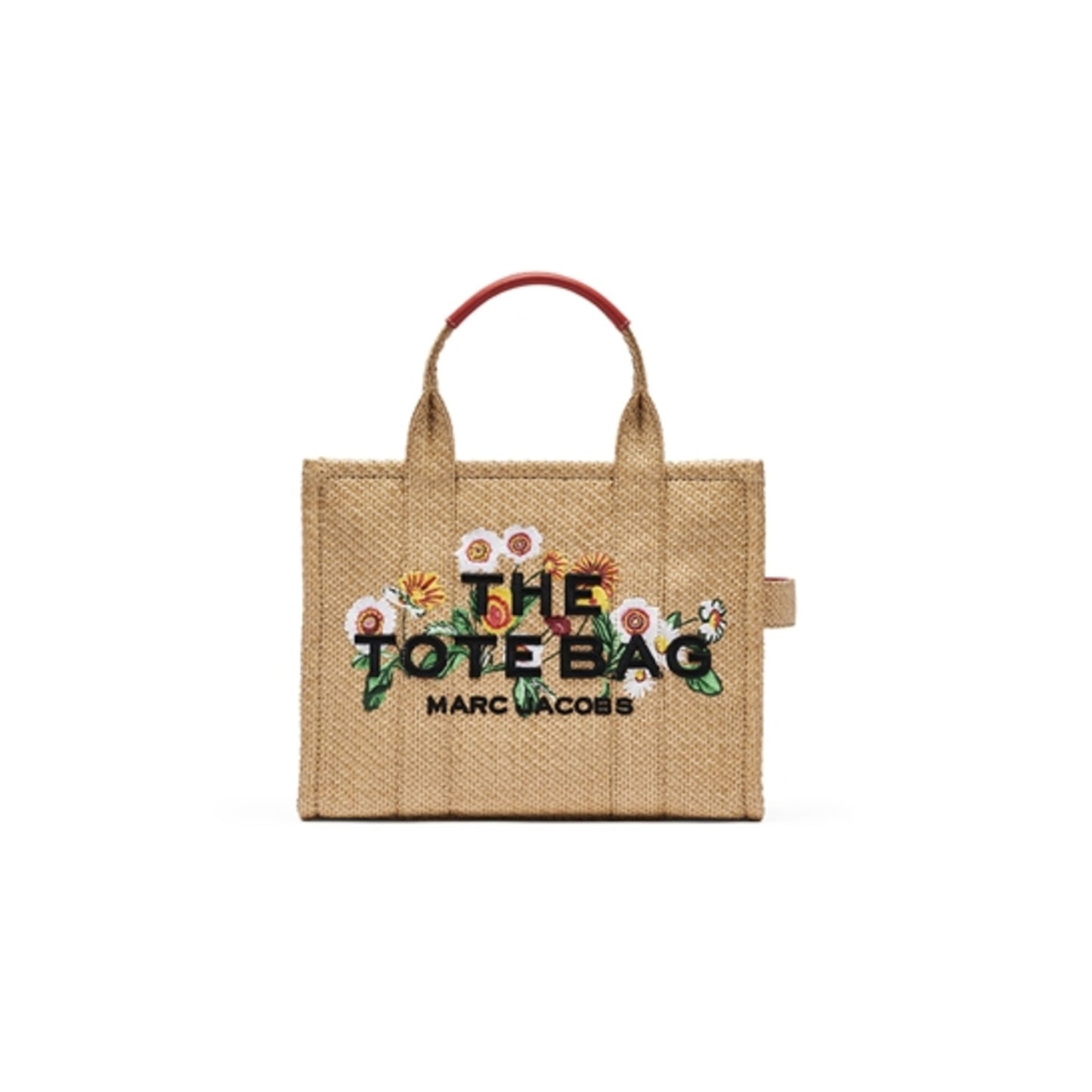 The Daisy Woven Medium Tote Bag, Natural