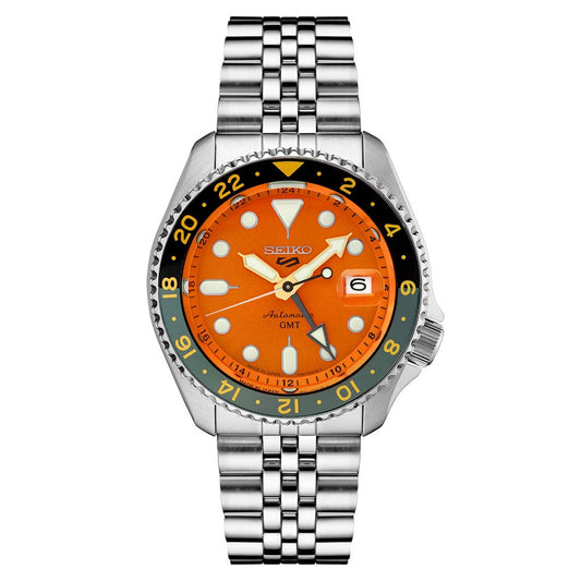 MENS SEIKO 5 SPORT SKX GMT SERIES WATCH