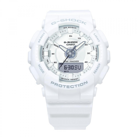 G-SHOCK WHITE STEP TRACKER WATCH