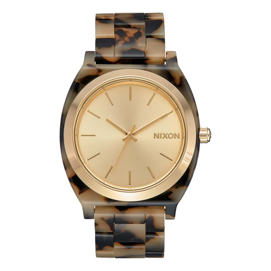 LADIES TIME TELLER CREAM TORTOISE ACETATE WATCH