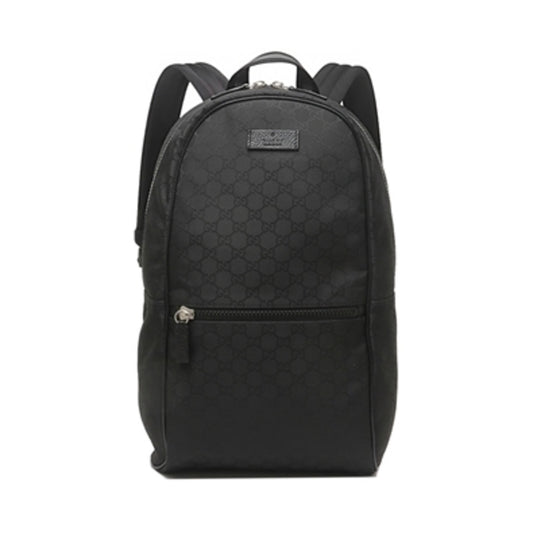 Guccissima Slim Backpack, Black