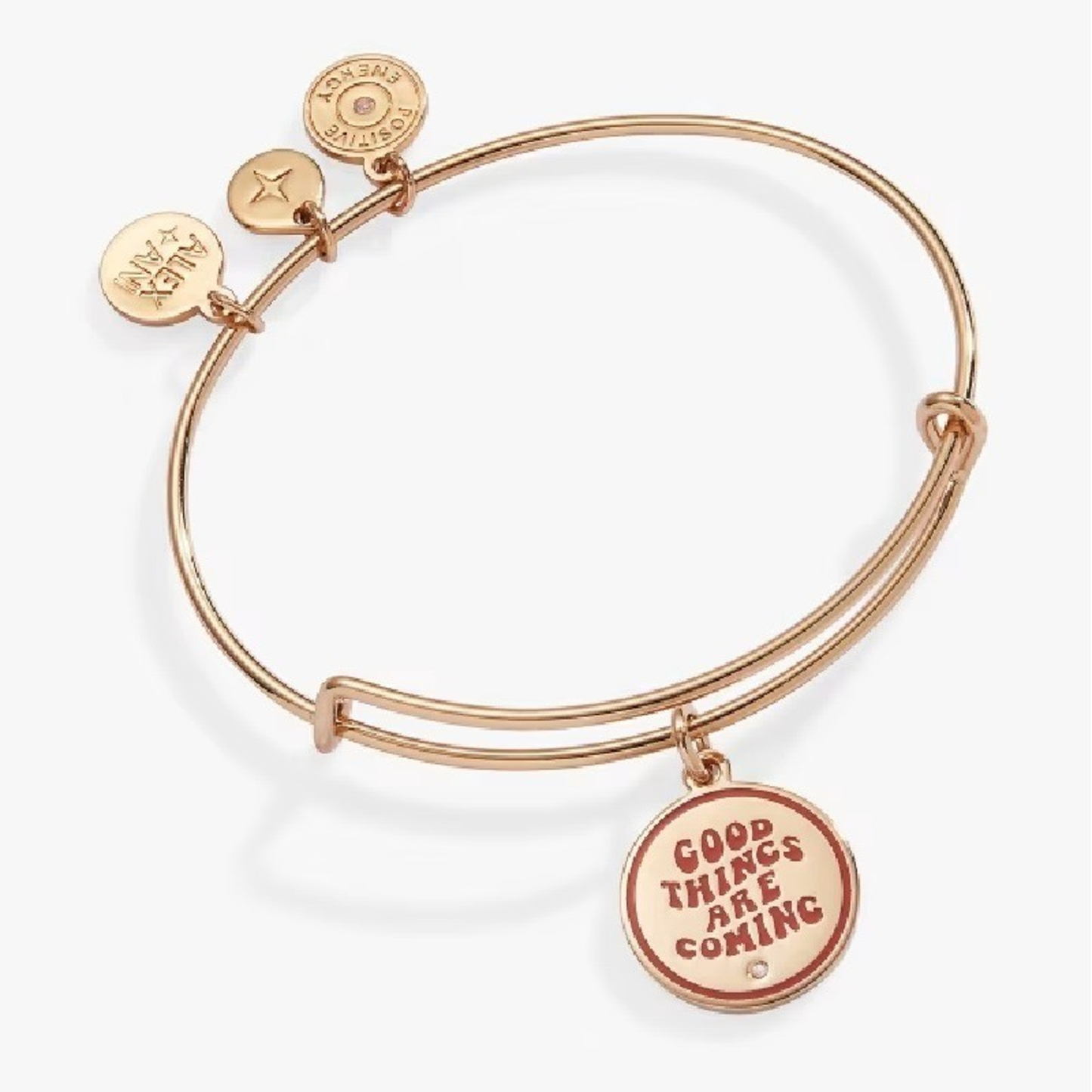 GOOD THINGS ARE COMING CHARM BANGLE