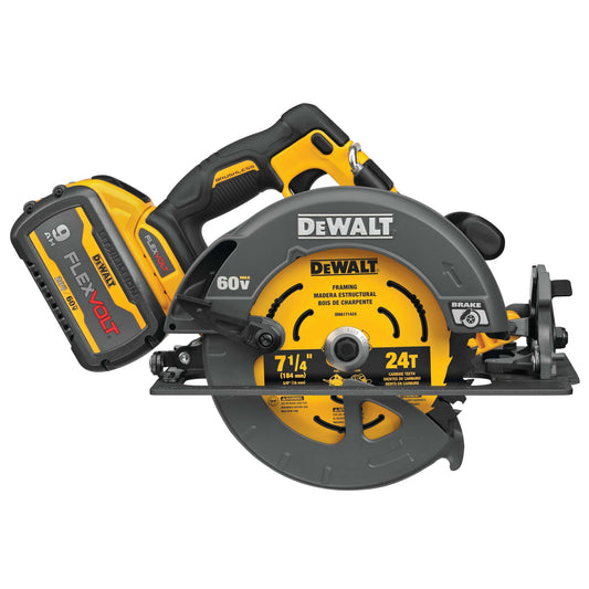 FLEXVOLT 60V MAX 7.25" CIRCULAR SAW KIT W/ 1 BATTERY