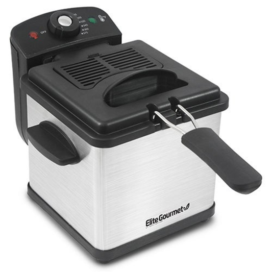 1.6QT IMMERSION STAINLESS STEEL DEEP FRYER