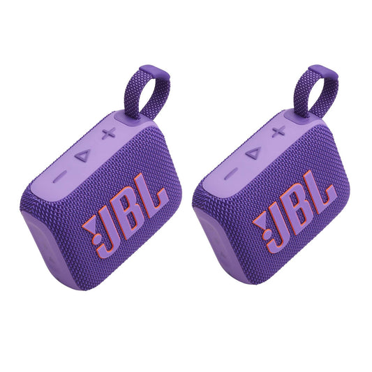 GO 4 ULTRA-PORTABLE BLUETOOTH SPEAKER - SET OF 2 PURPLE
