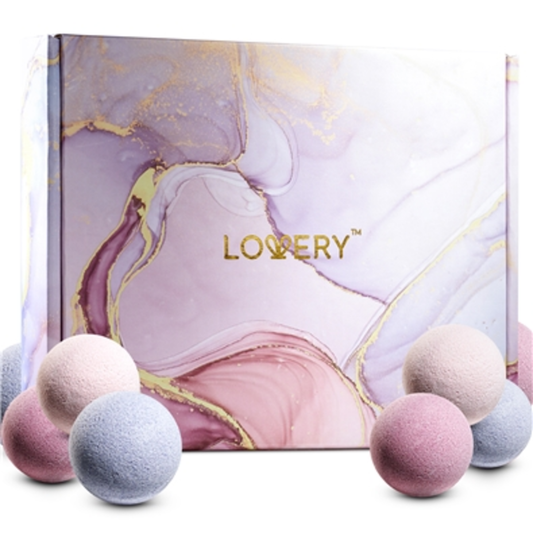 BATH BOMBS GIFT SET, MARBLE, 30 PIECES