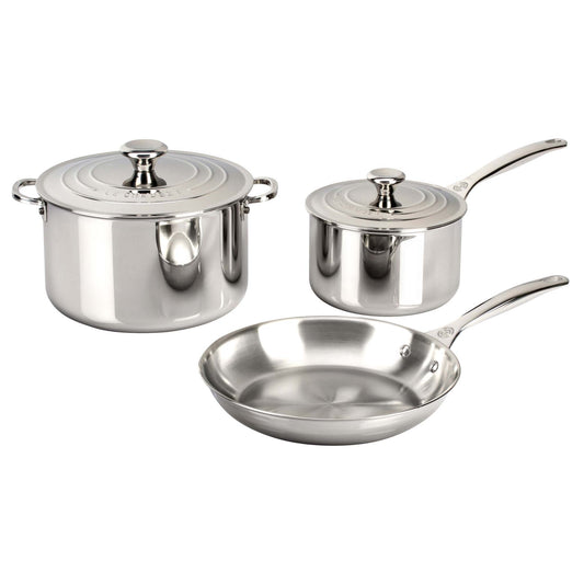 5PC SIGNATURE STAINLESS STEEL COOKWARE SET